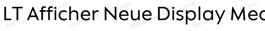 LT Afficher Neue Display Medium字体转换